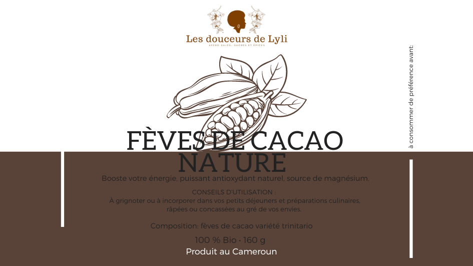 Fève de cacao nature
